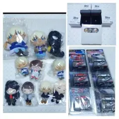 名探偵コナン　ぬいぐるみ　ピアス　ライ　スコッチ　バーボン　ベルモット　纏め売り