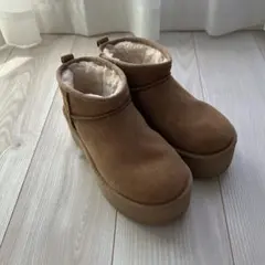 UGG クラシックウルトラミニプラットフォーム　ムートンブーツ 23cm