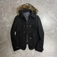 PPFM Gimmick Fur Wool Napoléon Jacket 黒 - メルカリ