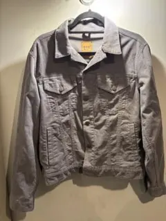 【美品】GAP コーデュロイジャケット グレー　S