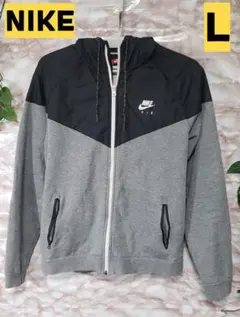 売り尽くし★NIKE★メンズ★Lサイズ★フード付き長袖パーカー★グレー