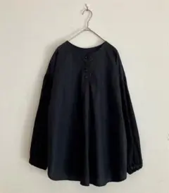 新品●nop de nodノップドゥノッド●エンブロイダリー ブラウス●ブラック