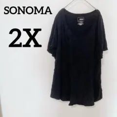 SONOMA 【2X】The Everyday Tee ブラック　半袖Tシャツ