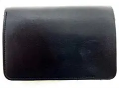 フォルメ L字 折財布 ショートウォレット　ベビーカーフブラックxブラウンのサムネイル