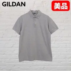 GILDAN ポロシャツ S グレー 鹿の子 半袖のサムネイル