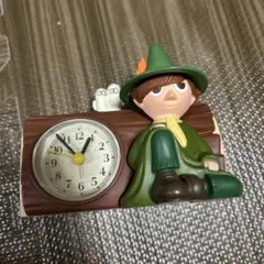 スナフキン　目覚まし時計　ムーミン谷　MOOMIN 子安武人