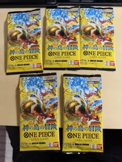 ワンピースカード　神の島の冒険　バラ　5パック