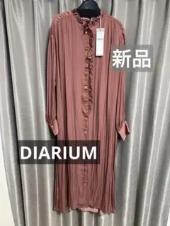 新品☆MYRRH ミルラ購入DIARIUM フリル　ドレス　ワンピース　ピンク系