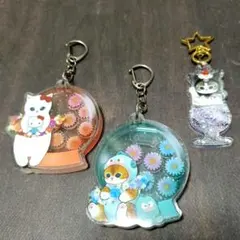 モフサンド サンリオ アクリルプレートキーホルダー キティ クロミ ハンギョドン