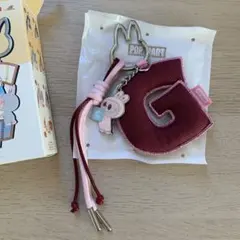 POPMART ラブブ　イニシャルキーリング　アルファベット　G 新品未使用