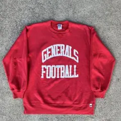 90s USA製 ラッセルアスレチック 前Vガゼット スウェット グレー L