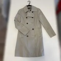 UNTITLED アンタイトル トレンチコート グレー ロング レディース M