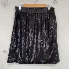 美品 ミッシェルクラン MICHEL KLEIN スカート ミニ スパンコールのサムネイル