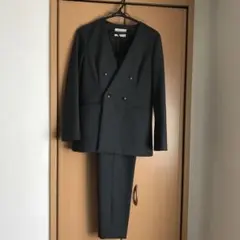 ダークグレー ダブルブレストセットアップ