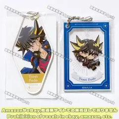 遊戯王》コラボカフェ友情編 ワイヤーチャームA・特典ブロマイド 