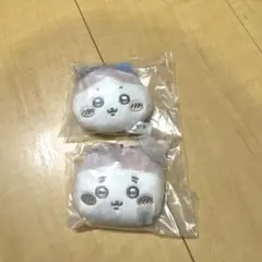 未開封　ちいかわ　マスコットミラー　リボン　ハチワレ　古本屋　カニちゃん　ガチャ