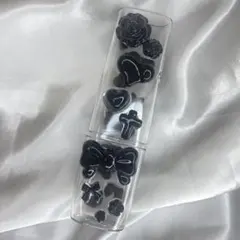 【No.45】　アイコスケースデコ イルマワンデコ　iqos 電子タバコデコ 黒