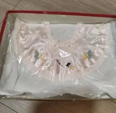 お宮参り 産着 よだれかけ 帽子 フード スタイ セット ピンク