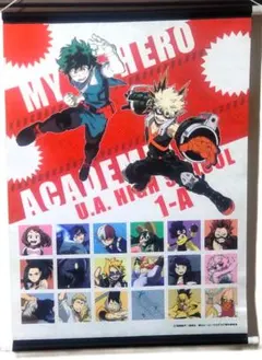 僕のヒーローアカデミア 緑谷出久＆爆豪勝己 B2タペストリー ラストワン景品