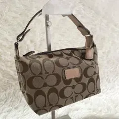【即発送】coach コーチ　アクセサリーポーチ　ワンショルダー　シグネチャー