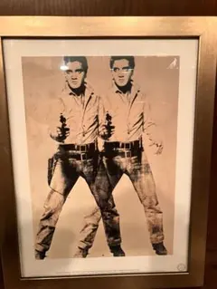 アンディー・ウォーホール『TWO Elvis』ヴィンテージアートポスター