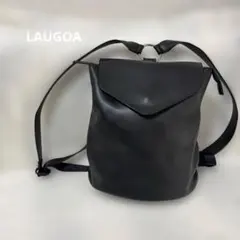 【美品】Laugoa 軽量リュック A4対応 フェイクレザー 通勤 通学