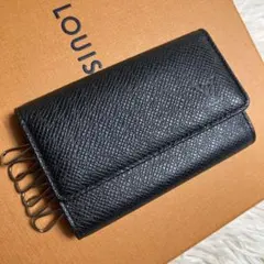 【未使用級】 ルイヴィトン キーケース タイガ ブラック IC内蔵