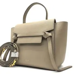 2025年最新】セリーヌ ベルトバッグ ナノ ライトトープの人気アイテム