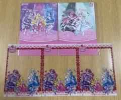 映画キミとアイドルプリキュア♪ 組み立て式ポストカード、クリアカード 2枚セット