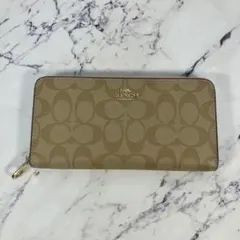 コーチCOACH長財布 財布 シグネチャー ロング ジップ c4452 - メルカリ