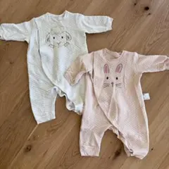 ユニクロ　パジャマ　ロンパース　2点セット　70センチ