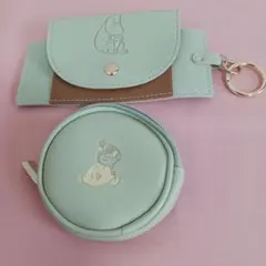 ムーミンとリトルミイ メガネケース&マルチコインケース