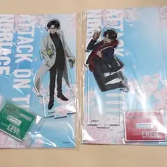 進撃の巨人　ノビエース　アクリルスタンド　リヴァイ　エレン　アクスタ　進撃