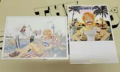 ジャンプショップ 神保町 ワンピース　A5ポストカード ナミ 2枚