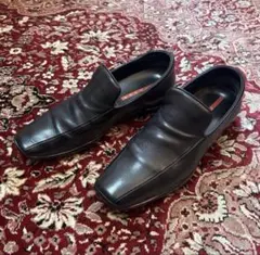PRADA SPORT archive square leather shoes