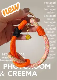ハンドメイド　パラコード　スマホハンドストラップ