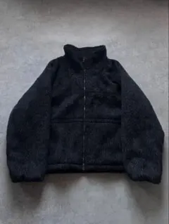 WOOL BLEND SHAGGY SHORT BLOUSON