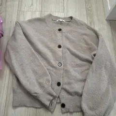 GLOBAL WORK ベージュ カーディガン 150