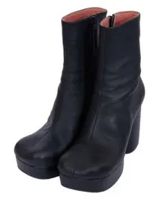 [値下げ]VOLUMINOUS TOE PLATFORM BOOTS
