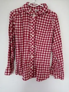 ギンガムチェックシャツ