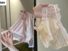 【新品】可愛いレースショーツ2点セット女性用