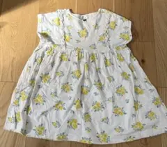 【Seraph】花柄ワンピース　100