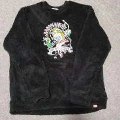 Bassmania フリース 刺繍スウェット サイズXL