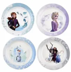 Disney アナと雪の女王　メラミンプレート4枚セット お皿