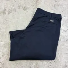 UniFirst　ワークパンツ　W40 L30　ネイビー　無地　古着