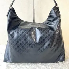 GHERARDINI 黒 ワンショルダー ソーホー　A4可 肩掛け　ソフティ