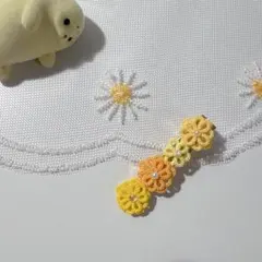 ハンドメイド　ヘアピン　ヘアクリップ　no.28