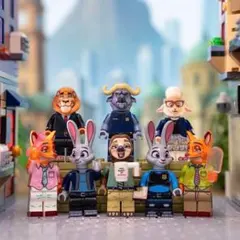 ズートピア レゴ互換ミニフィグ 8体セット