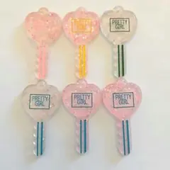 鍵　チャーム　デコパーツ　セット