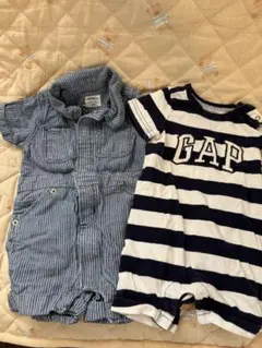 baby GAP ベビー ロンパース 2点セット 3-6ヶ月　夏のサムネイル